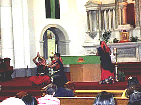 The Blessed Trinity Dance. Music: an OM chant